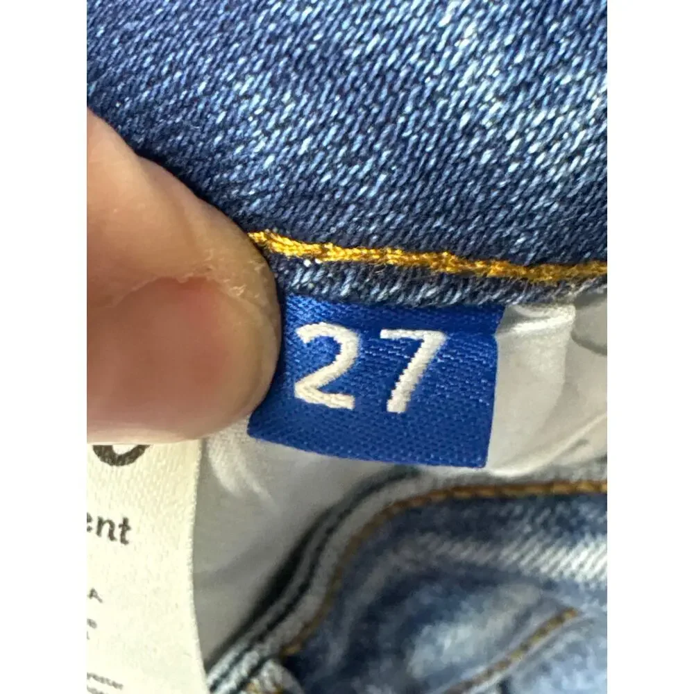 NWT Blue Moment Women's‎ Camila High Waisted Wide Leg Baggy Jeans - 27 (26x28)